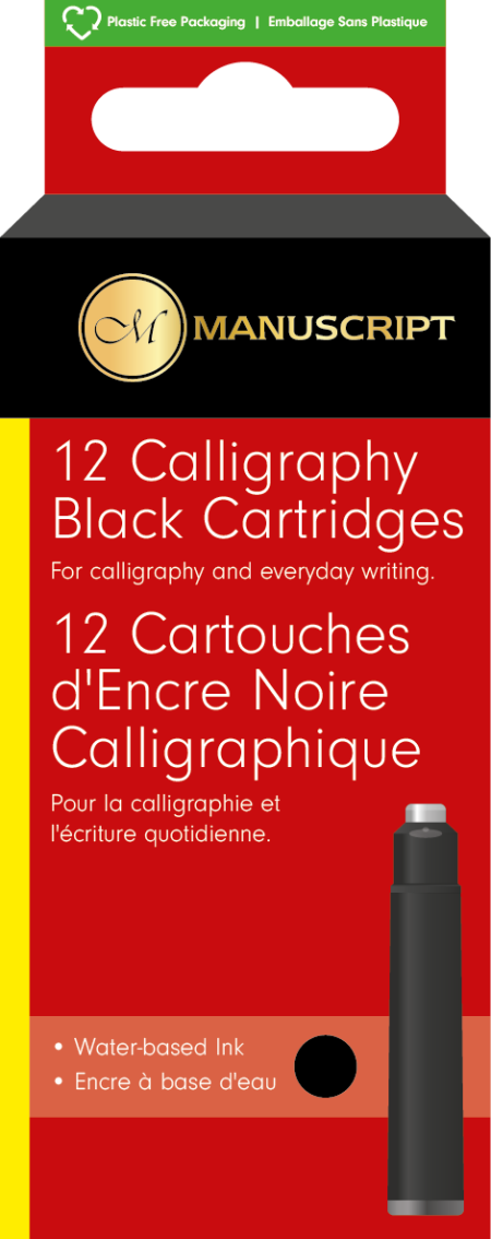 Manuscript Ink Cartridges - Pack of 12